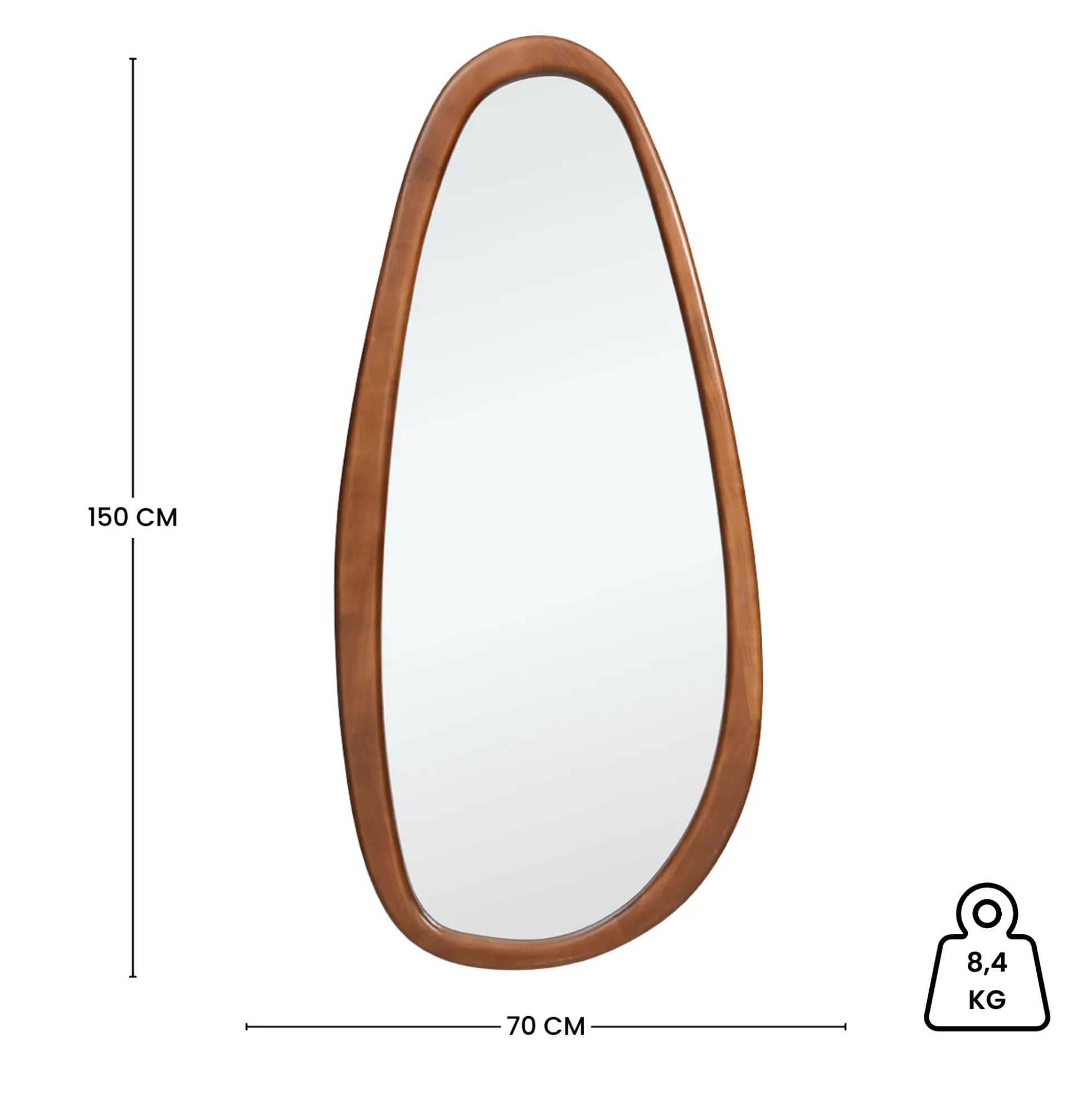 Miroir Organique 150x70cm
