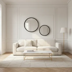 Miroir rond Lio 80 cm