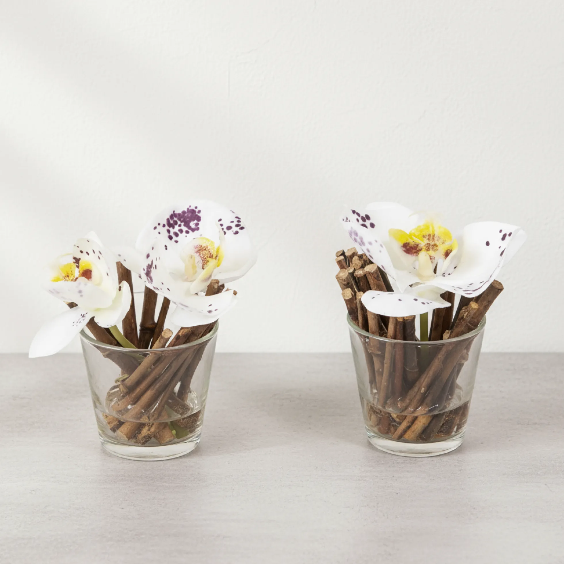 Orchidées Artificielles en Illusion d'Eau Sissi