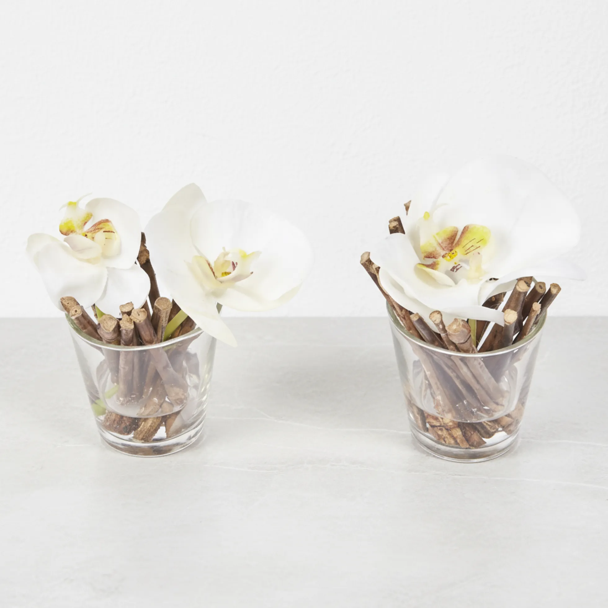 Orchidées Artificielles en Illusion d'Eau Sissi