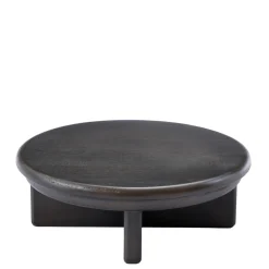 Plateau décoratif rond sur pieds Milo
