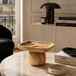 Plateau décoratif sur pied Yoko