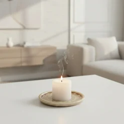 Porte-Bougies Soucoupes Doily