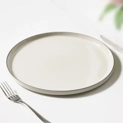 Service 4 assiettes plates Creamy