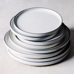 Service 4 assiettes plates Creamy