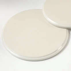 Service 4 assiettes plates Creamy