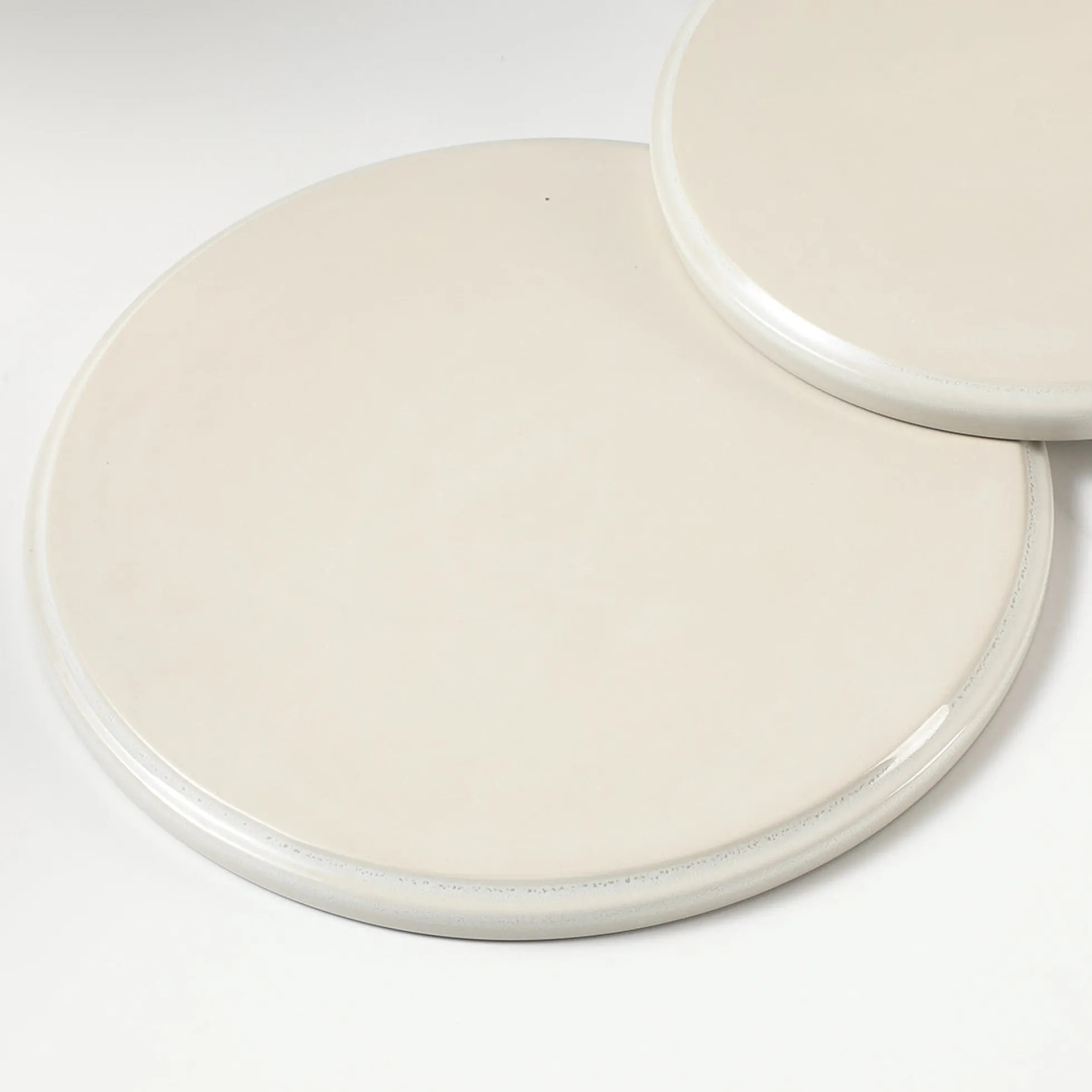 Service 4 assiettes plates Creamy