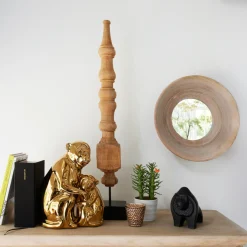Statue en Bois sur Pied