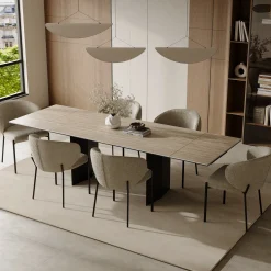 Table à manger extensible Rose