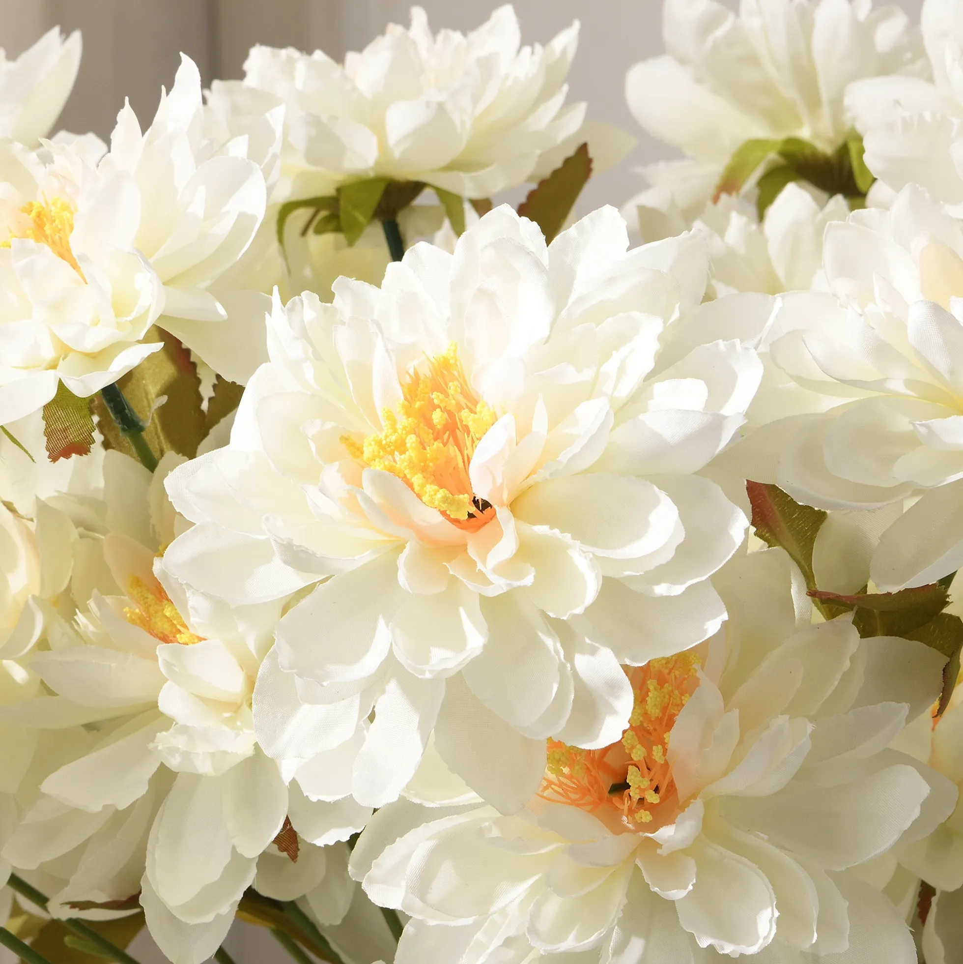 Tige de Dahlia 3 fleurs 63 cm