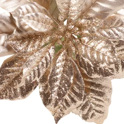 Tige de Poinsettia Pailletée