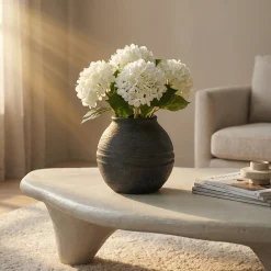 Vase en résine Elvea 21 cm