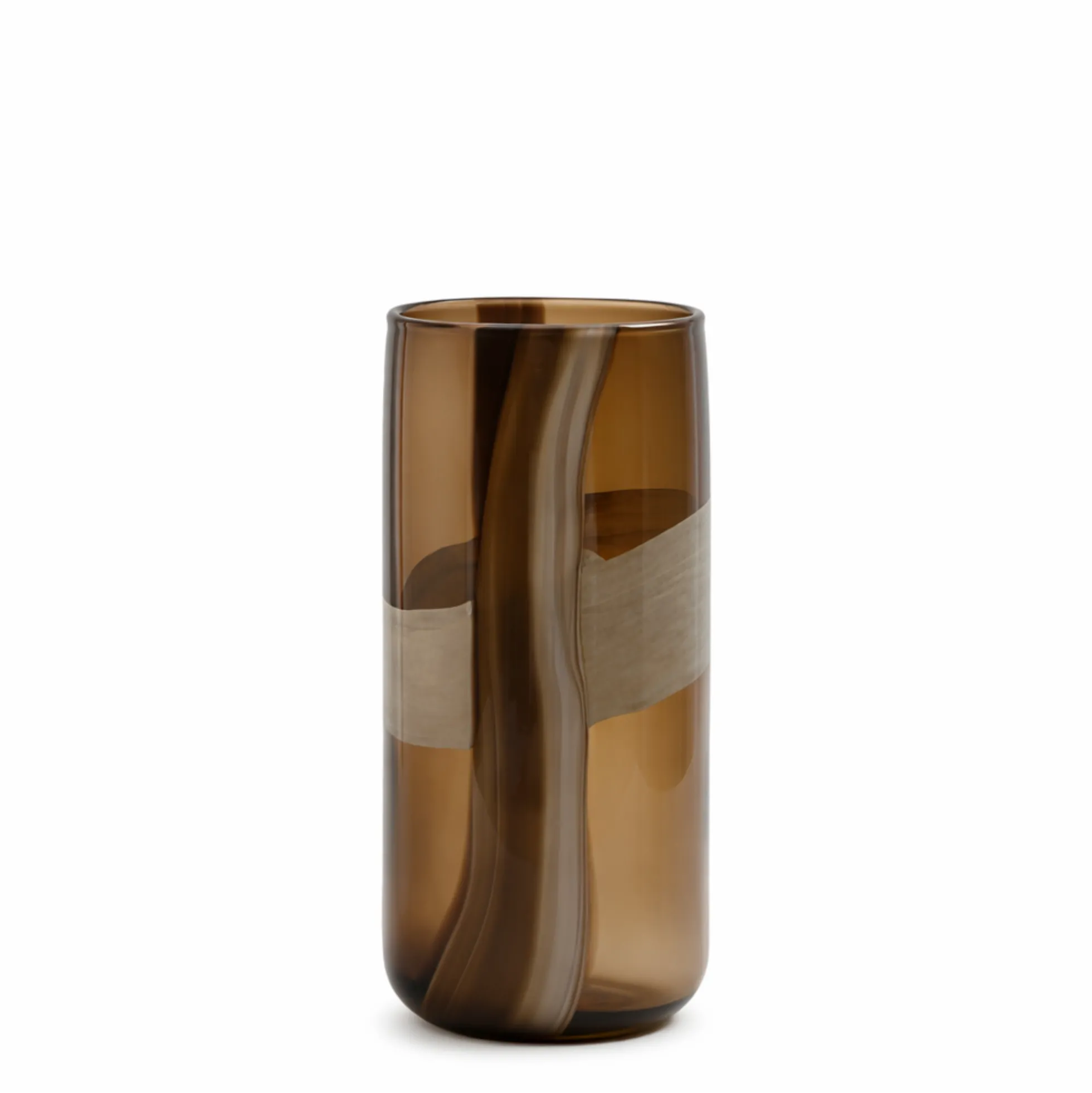 Vase en verre soufflé Linéa 30 cm