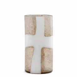 Vase en verre soufflé moucheté Mirage 39 cm
