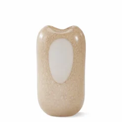 Vase en verre soufflé Opale 37 cm