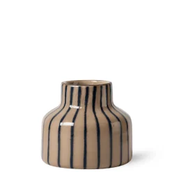 Vase en verre Strio 18 cm