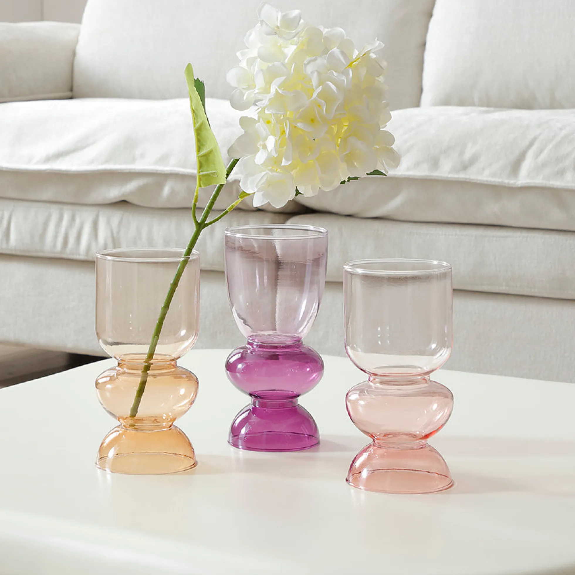 Vase en verre Sunrise 20 cm